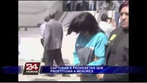 Tacna: la policía capturó a proxenetas que prostituían a menores de edad
