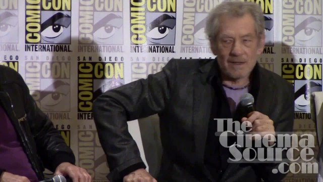 X-Men Days of Future Past Interview with Patrick Stewart, Ian McKellen, Bryan Singer at SDCC 2013