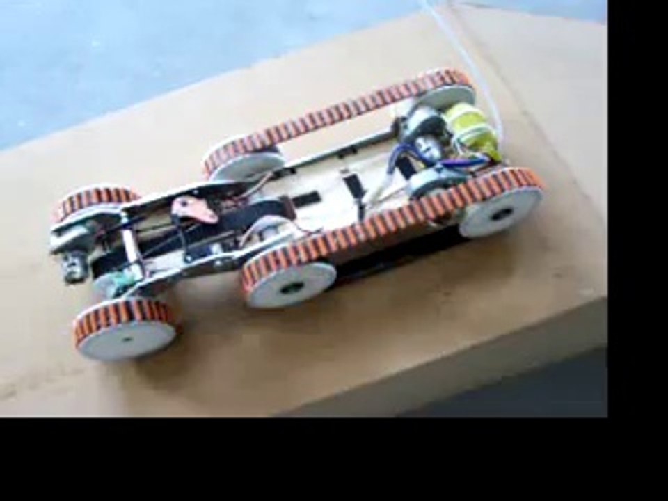 Classification of our robot’s development procedure can be represented in 4 groups which are driving, climbing, steering mechanisms and radio control of the vehicle. The most difficult phase during the work was the design of the climbing mechanism | ARF