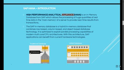 SAP HANA Online Demo