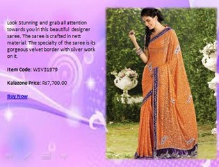 designer bollywood sarees