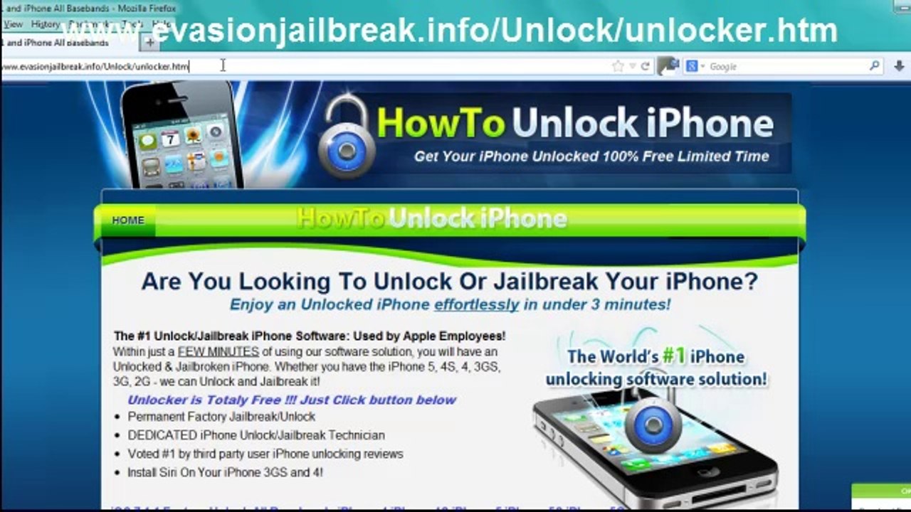 Factory IMEI Unlock iPhone 5 4S,4,3Gs on iOS 7/6/5 Permanent Solution & Any Baseband