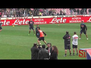 Napoli - L'attesa dei tifosi per la finale di Roma (02.05.14)