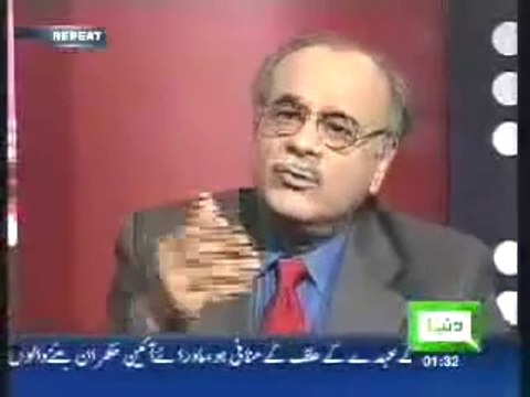Hamid Mir & lying journalists exposed by Najam Sethi