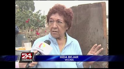 Vecinos vuelven a enfrentarse a la Policía por obras de Vía Parque Rímac