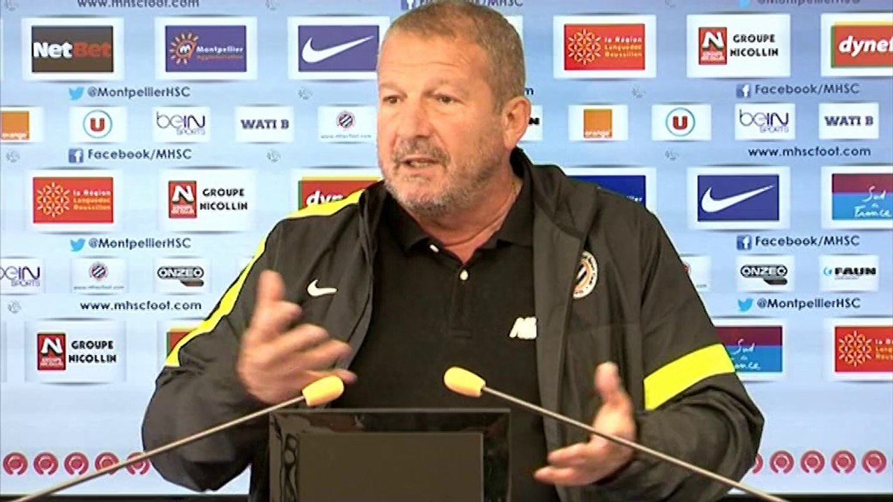 Rolland Courbis avant ASSE vs MHSC (36ème journée)