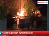 Konya'da Yangın İş Yerini Kül Etti