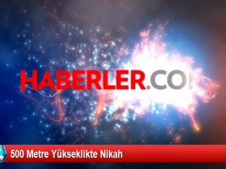 Ordu'da Teleferikte Nikah Kıydılar