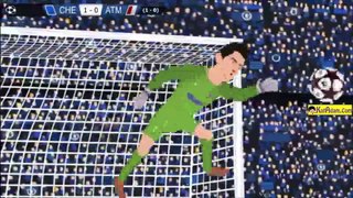 Chelsea – Atletico Madrid Maçının Animasyonu Oldu