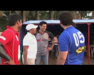 TV stars at charity cricket match