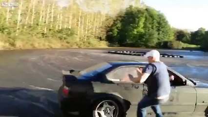 Drift gösterisinin sonu kötü bitti