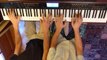 Impro jazz Danse hongroise n°5 (Brahms) - Piano 4 mains