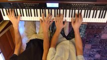 Impro jazz Danse hongroise n°5 (Brahms) - Piano 4 mains