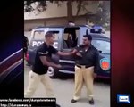 fight between two police men.