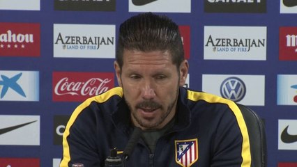 Simeone : "Aún no hemos ganado nada"