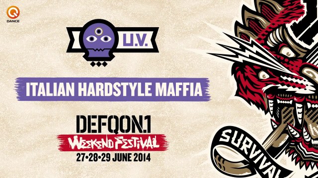 The colors of Defqon.1 mixes UV by Italian hardstyle Maffia