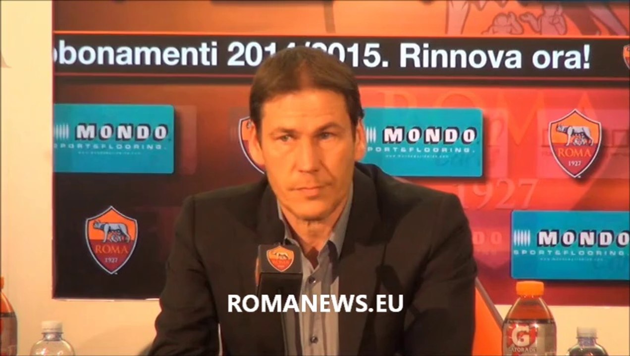 3.05.2014, conferenza stampa Garcia