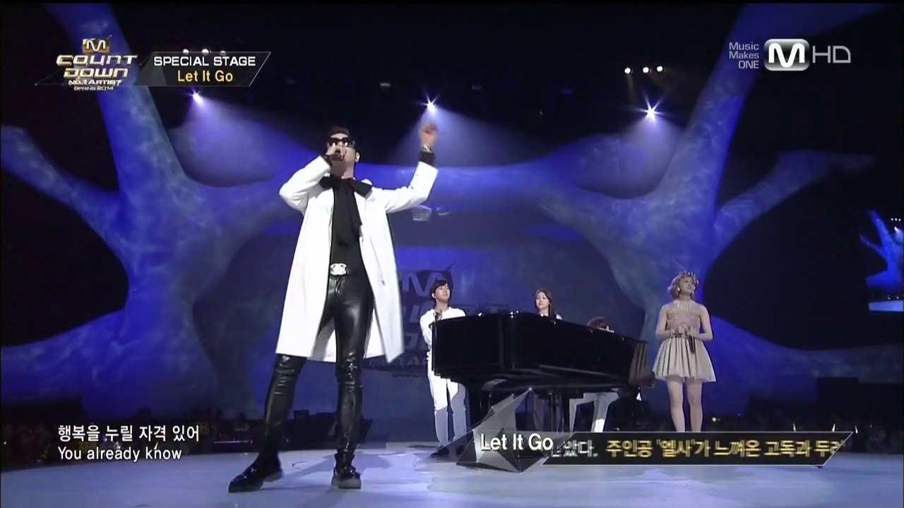 140403 M-Countdown - Sugaya Risako (Let it go - VA)