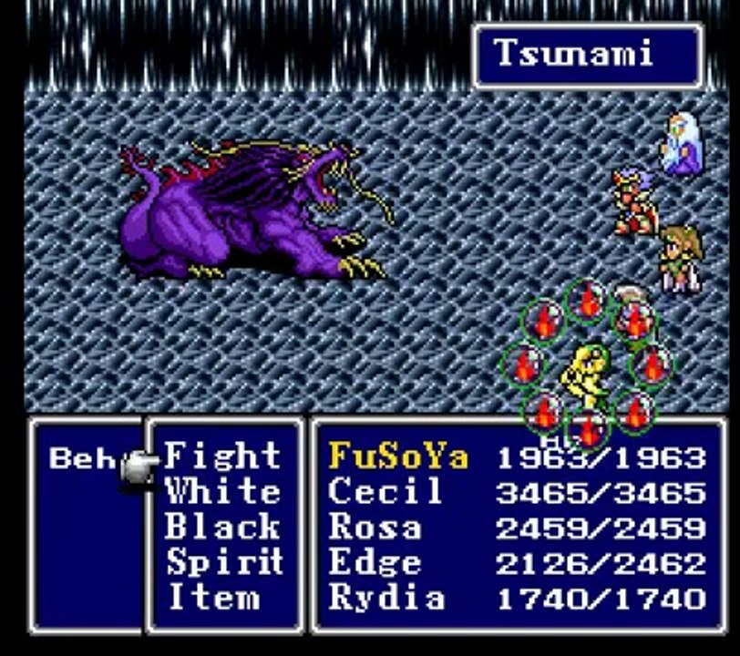 Let´s Play Final Fantasy IV German Part 63 - Die Hohle des Phantom Biest Gottes Teil 2