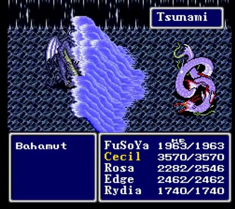 Let´s Play Final Fantasy IV German Part 64 - Die Hohle des Phantom Biest Gottes Teil 3