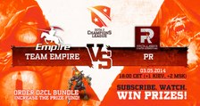 Empire vs PR game 1 @ D2CL Season 3 (Russian)