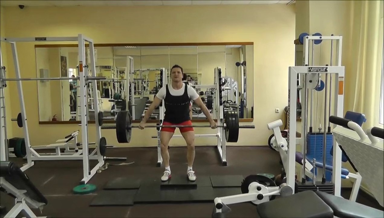 Тяга рывковым хватом 160 кг. Силовая тренировка