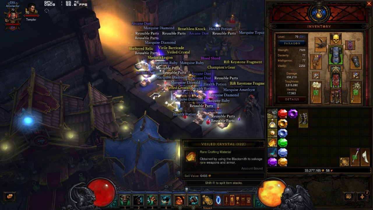 Opening 10 Horadic Caches - Diablo 3 RoS - Barbarian Lightning Build