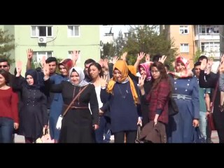 AK PARTİLİ GENÇLERDEN BAŞBAKAN'A JEST