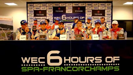 Spa Post Race Press Conference - LMP1