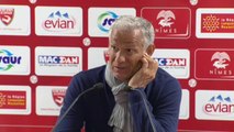 Réactions de René Marsiglia et Alex Dupont après Nîmes Olympique - Stade Brestois 29 (35e journée de Ligue 2).