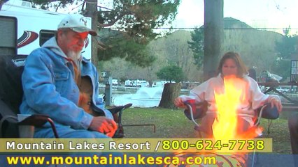 Stocking Huge Trout! Camping RV Resort Southern California