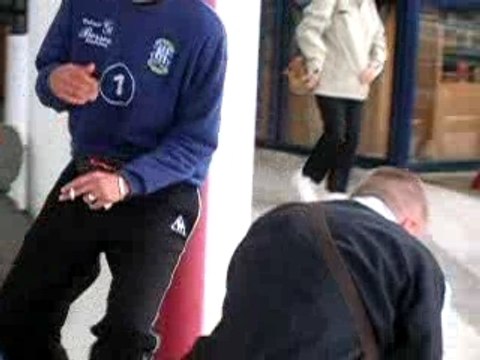 mon équipe de foot sur une aire