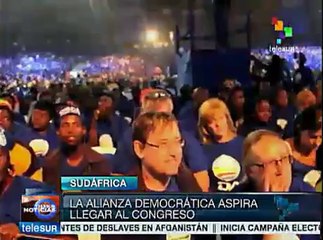 Crear empleo viga maestra de oferta política de izquierda en Sudáfrica