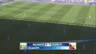 Málaga 0 Elche 1