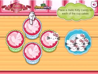 Hello Kitty Apples And Banana Cupcakes