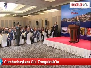 Cumhurbaşkanı Gül Zonguldak'ta