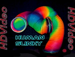 Human Slinky as seen by millions in Sports Entertainment