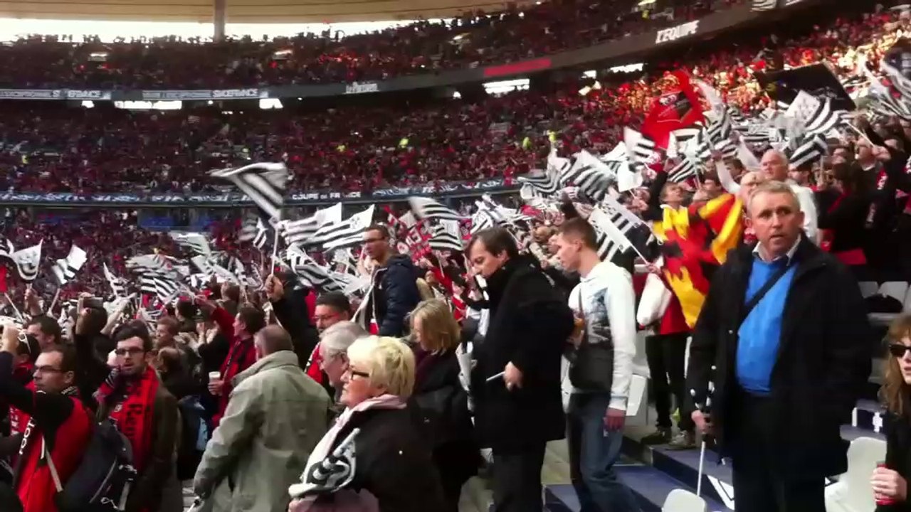 Finale Rennes Guingamp 3 mai, ambiance