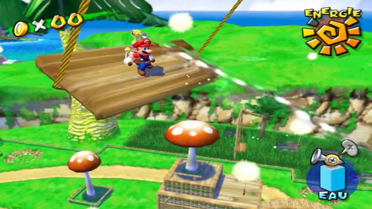 Super Mario Sunshine - Village Pianta - Soleil Secret 1 : Un soleil dans le soleil