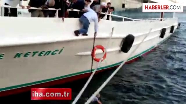 Beşiktaş Sahilinde Denizde Can Pazarı