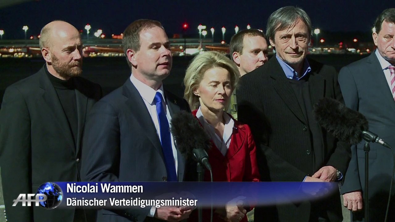 Ukraine-Krise: Freigelassene OSZE-Beobachter in Berlin gelandet