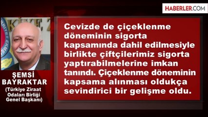 TZOB Genel Başkanı Bayraktar: Cevizi Don Vurdu