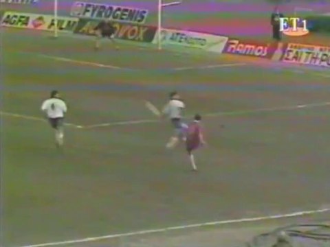 Έξοχη ενέργεια Λευτέρη Μήλου (ΑΕΛ-Ξάνθη 1994-95)