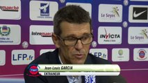 Conférence de presse Châteauroux - Stade Lavallois (1-1) : Jean-Louis GARCIA (LBC) - Denis ZANKO (LAVAL) - 2013/2014