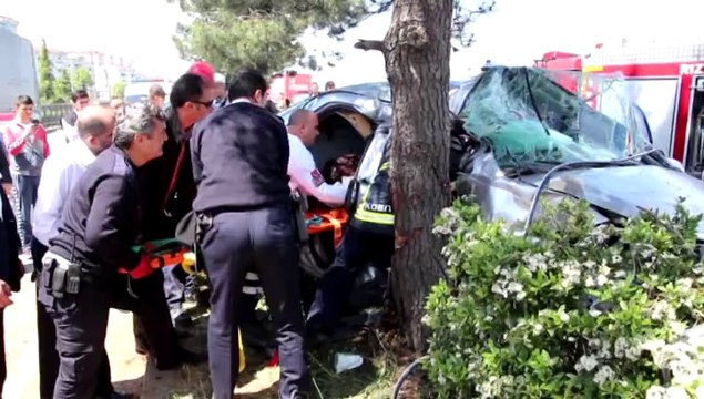 Rize'de Düğün Konvoyunda Feci Kaza - VİDEO İZLE - olay53.com