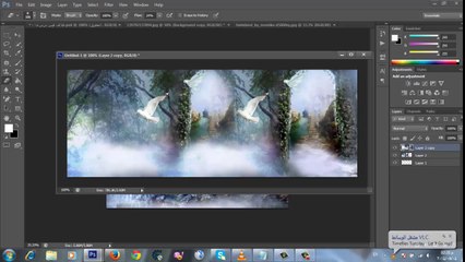 درس تصميم غلاف فيس بوك عبير العراق 2014