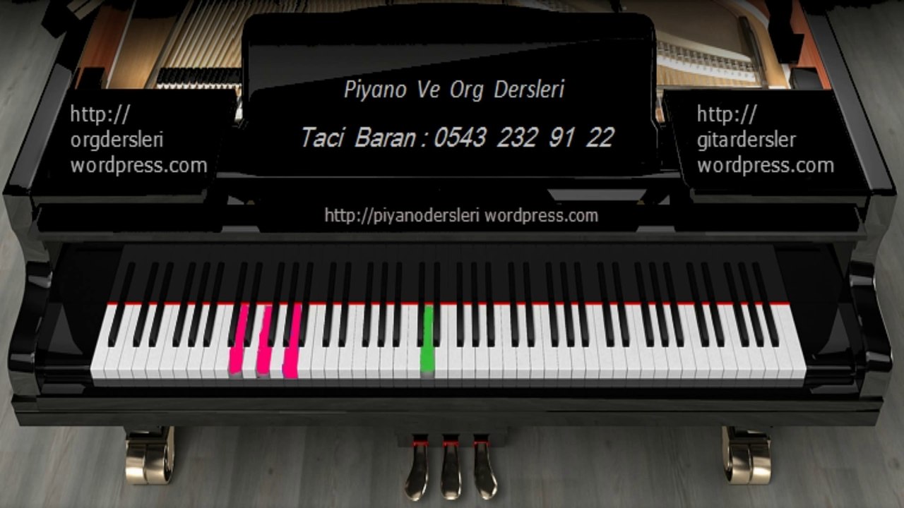 Org dersi . Çadırımın Üstüne - Taci Hoca - 0543 232 91 22