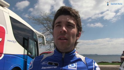 Thibaut Pinot à l'arrivée finale du Tour de Romandie 2014