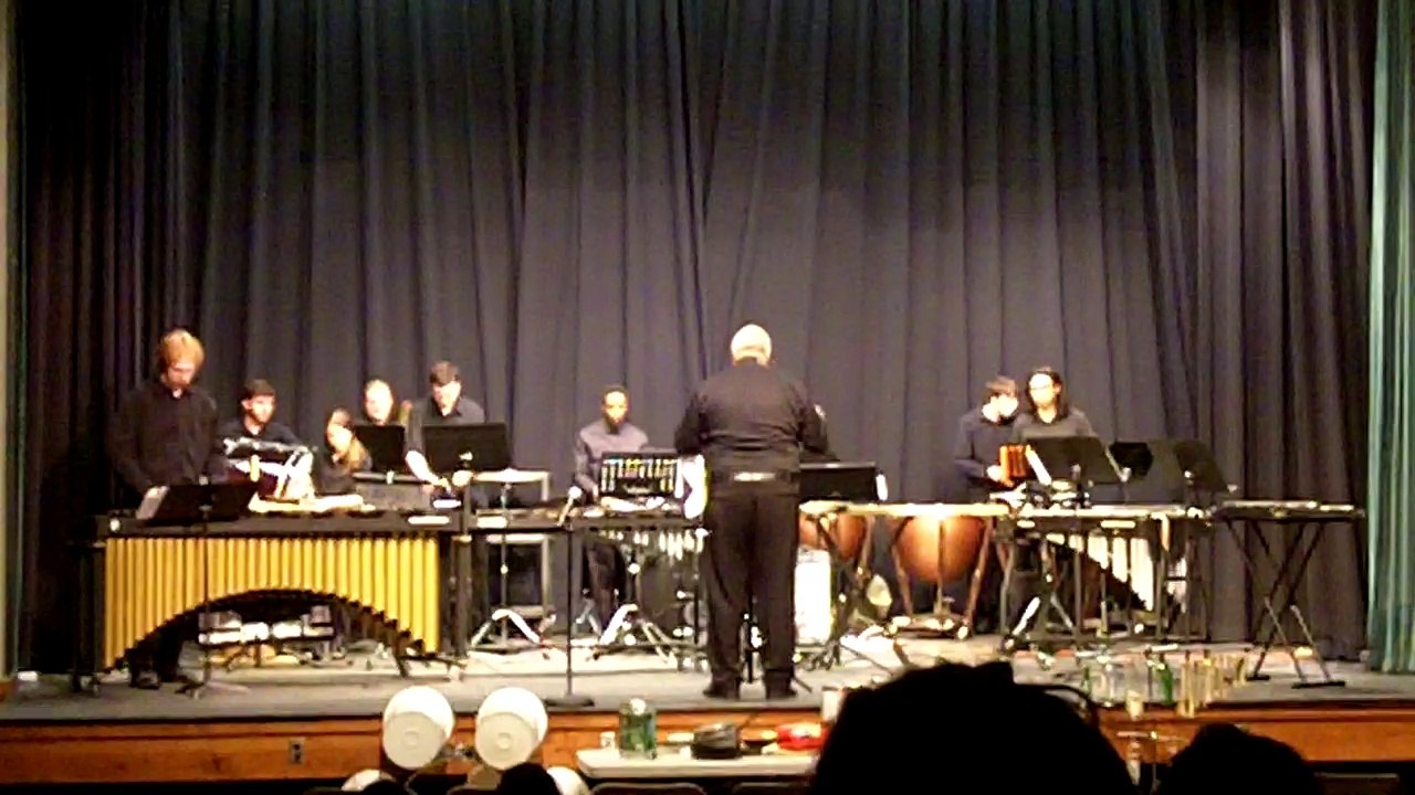 Percussion Ensemble concert part 1