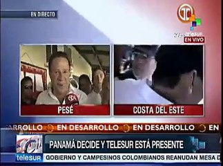 Vota candidato Juan Carlos Varela en elecciones de Panamá